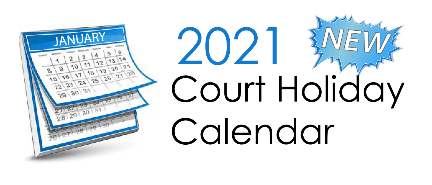 2020 court holiday calendar icon